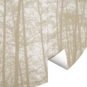 Fototapeta Forest cichy zimowy las - Böhmer - okrągła - samoprzylepna/nieprzylepna