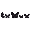 Muursticker Home sweet Home (2-kleurig) incl. 5 haken