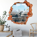 3D Wallsticker over tagene i Istanbul
