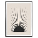 Plakat Orara Studio - Minimalistyczne słońce