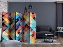 Rumdeler - Farverigt patchwork, 3-delt