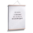Poster Zungenbrecher - Bratwurstbratgerät