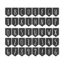 Drewniane litery Pennant - pojedyncze litery