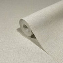 Non-woven tapet i tekstil plain look beige plain