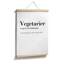 Poster Grammatik - Vegetarier