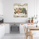 Canvasbillede, vintage frugt