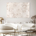 Akrylbillede Dahliaer Shabby Chic Beige - Bloomery Decor