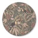 Tableau en verre Toucan dans la forêt tropicale - Bloomery Decor - Rond