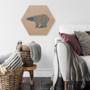 Hexagon Berkenfineer Ijsbeer