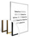 Poster Zungenbrecher - Schnecken erschrecken