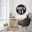 Sticker mural - Area51