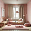 Pintura interior rosa seda mate I Lucky Litchi | ambiente tranquilo y acogedor | LA COCINA DE COLOR