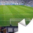 Fototapete 1. FC Magdeburg - Stadion Choreo - Rund - Selbstklebend/Vlies