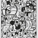 Tapet - Mickey Constructive - 200 x 280 cm