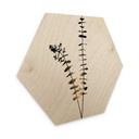 Hexagone - Placage bois de bouleau Kubistika - La dame en robe noire