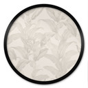 Plakat Urban Jungle Tropical Leaves Cream - Bloomery Decor - okrągły