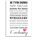 Canvasbillede, I dette hus typografi