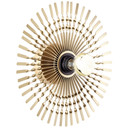 Wandleuchte Lias, gold, 33 x 33 cm, Metall Wandlampe
