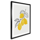 Plakat Blursbyai - Ilustracja przedstawiająca gałązkę cytryny