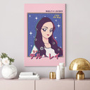 Obraz na płótnie anime dziewczyna "Lana del Rey" - Gomes