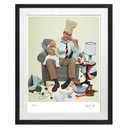 Exklusive Edition: handsigniert und limitiert - Fine Art Poster mit Passepartout im Rahmen - Wo blei