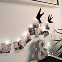 LED Lichterkette für Fotos mit Klammern