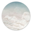 Wanddecoratie Rustige Wolken - Oliver Robins - Alu-Dibond - Rond