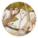 Wandcirkel Loske - Monkey Party