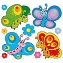 Wallsticker Sommerfugle Sæt