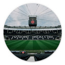Wandbild Eintracht Frankfurt - Stadion Tribüne - Alu-Dibond Rund