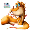 Wallsticker De små drager - Chatterbox 