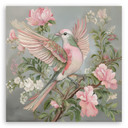 Leinwandbild Shabby Chic Vogel