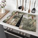 Herdabdeckplatte Tropischer Palmenwald - Pictufy Studio