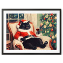 Plakat świąteczny z winem - Melloi Art Prints