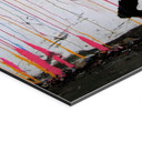 Wandbild Banksy - Coloured Rain - Alu-Dibond
