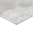 Kogeplade Blid mandala på grå-beige - Bloomery Decor