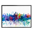 Plakat Bleichner - Londyńska panorama akwarelowa