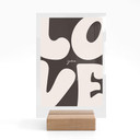 Love you Retro Letters bordstativ
