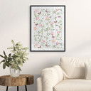 Plakat Różowe świąteczne róże na wiosnę - UN Designs