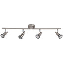 Deckenleuchte Mika, silber, 13 x 78 cm, Metall Strahler