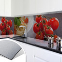 Küchenrückwand - Alu-Dibond-Silber - Pasta Italiano