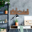 Okleina mahoniowa Wood Art - Skyline Berlin