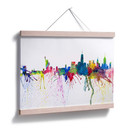 Plakat Bleichner - Akwarela Skyline miasta New York
