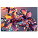 Canvasbillede, Glasblomster i pastelfarver