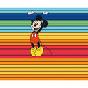 Tapet - Mickeys magiske regnbue - 300 x 250 cm