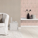 Papier peint intissé Rasch, papier peint à motifs Trianon XIII rose, taupe