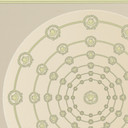 Tapeta z włókniny Versace I Love Baroque Medusa Circles Grey Green elegancka