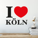 Wallsticker - I love Köln