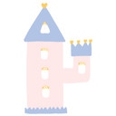 Muursticker Prinsessen Kasteel