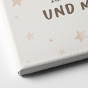 Leinwandbild mit Löwe - Affirmation 'Ich bin stark und mutig' für das Kinderzimmer